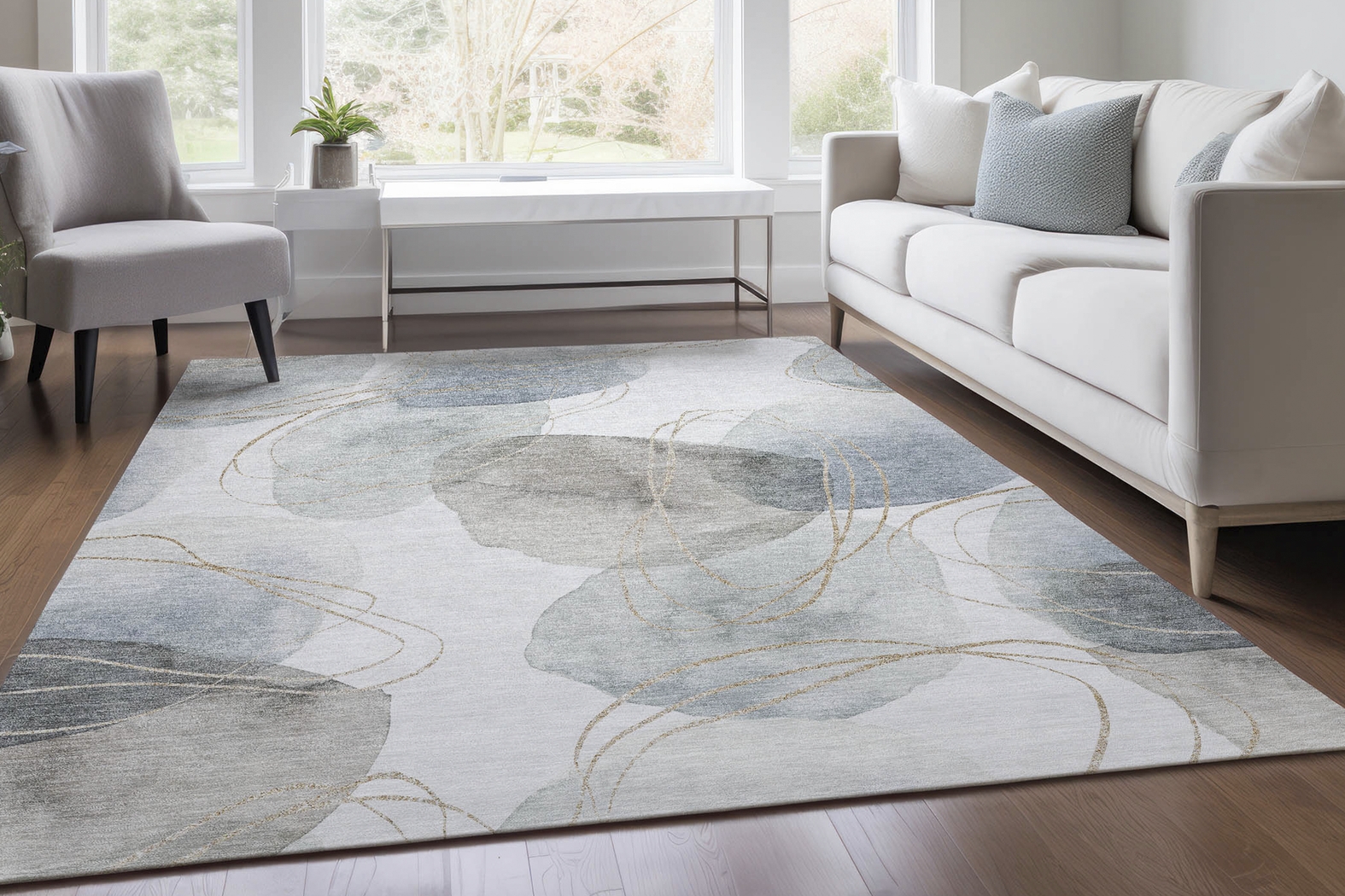 Softy Sheltinella Pearl 8' x 10' Rug - Thumbnail - Image 5