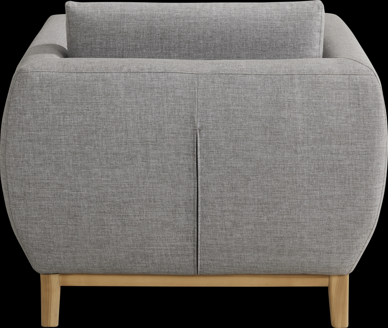 Soho Gray Outdoor Club Chair with Gray Cushions - Thumbnail - Image 4