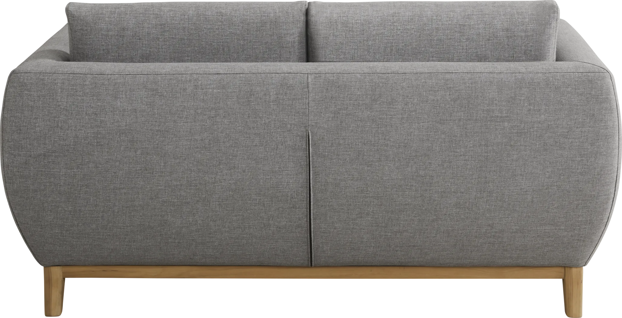 Soho Gray Outdoor Loveseat with Gray Cushions - Thumbnail - Image 3