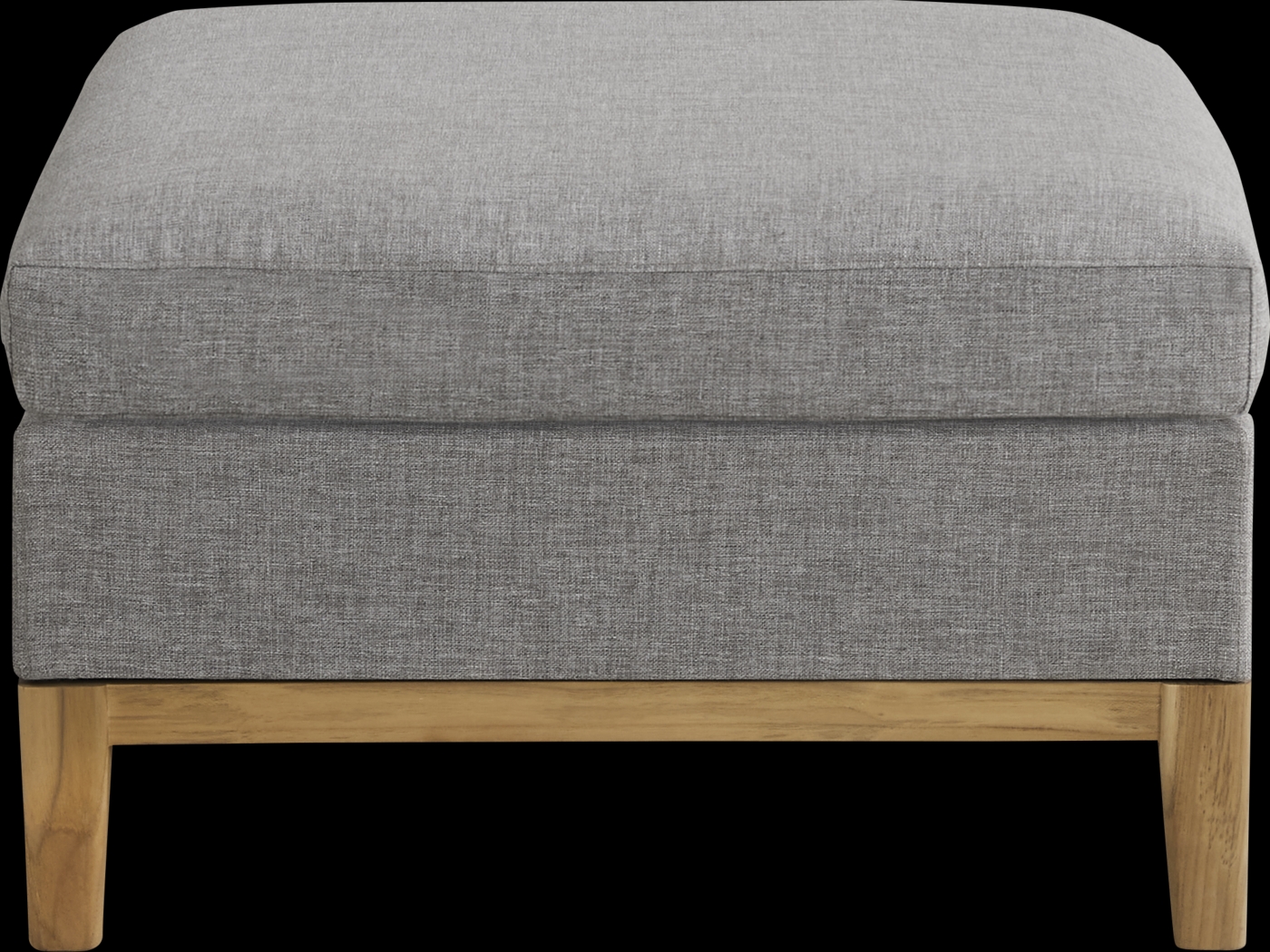 Soho Gray Outdoor Ottoman - Thumbnail - Image 2
