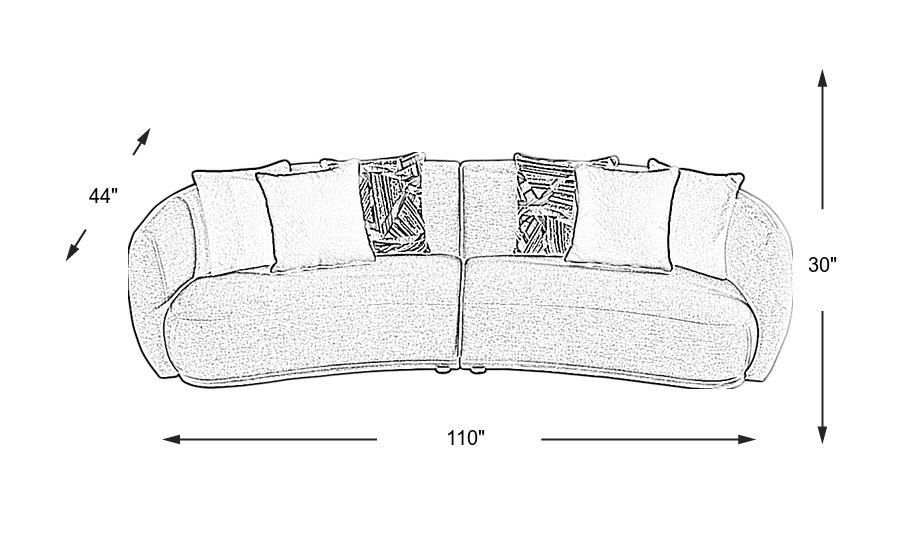 Dimension Image. Please refer to the Dimension Tab on this page for dimension details.