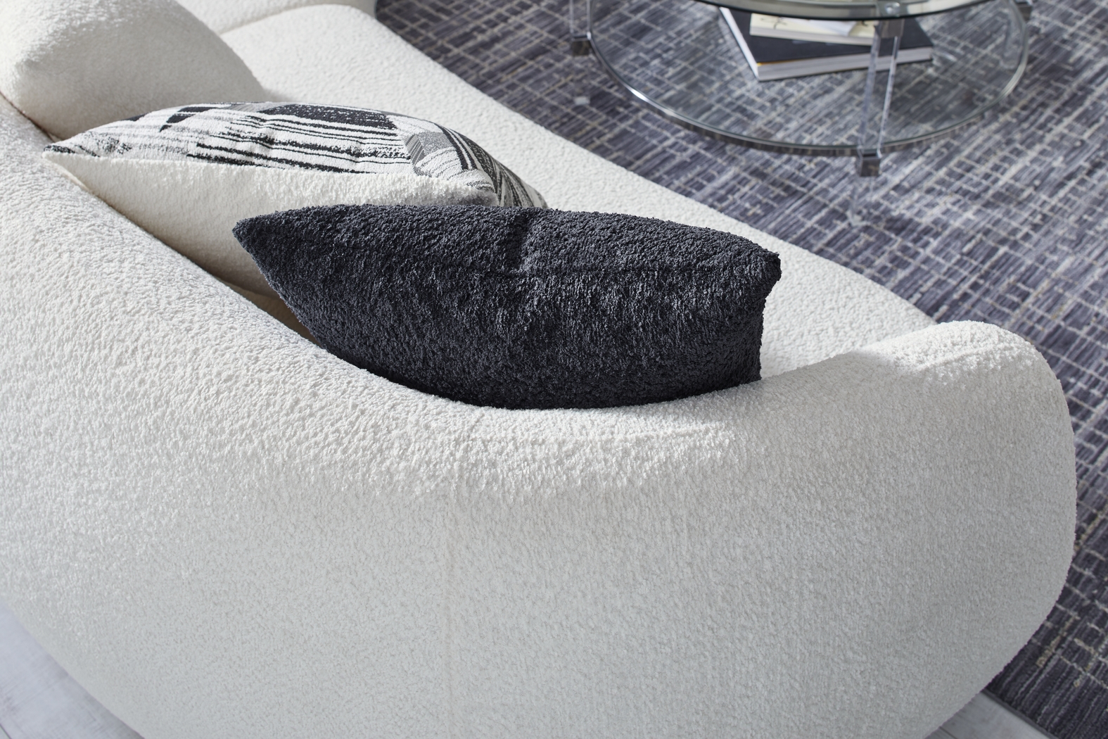 Soho Heights White 2 Pc Sectional - Thumbnail - Image 4