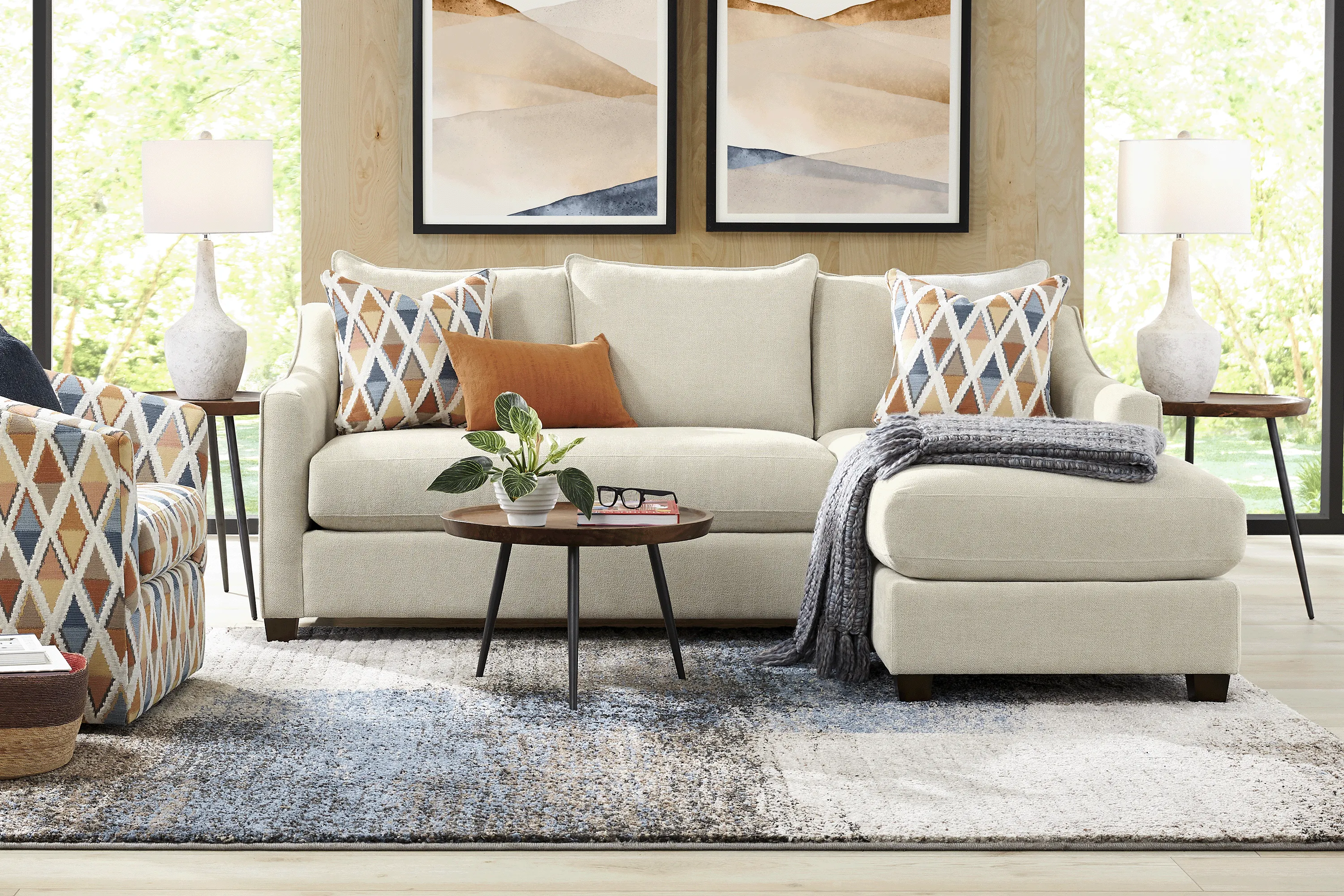 Soho Place Beige 5 Pc Living Room - Thumbnail - Image 1