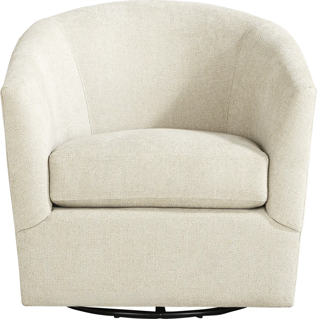 Soho Place Beige Swivel Chair - Thumbnail - Image 3