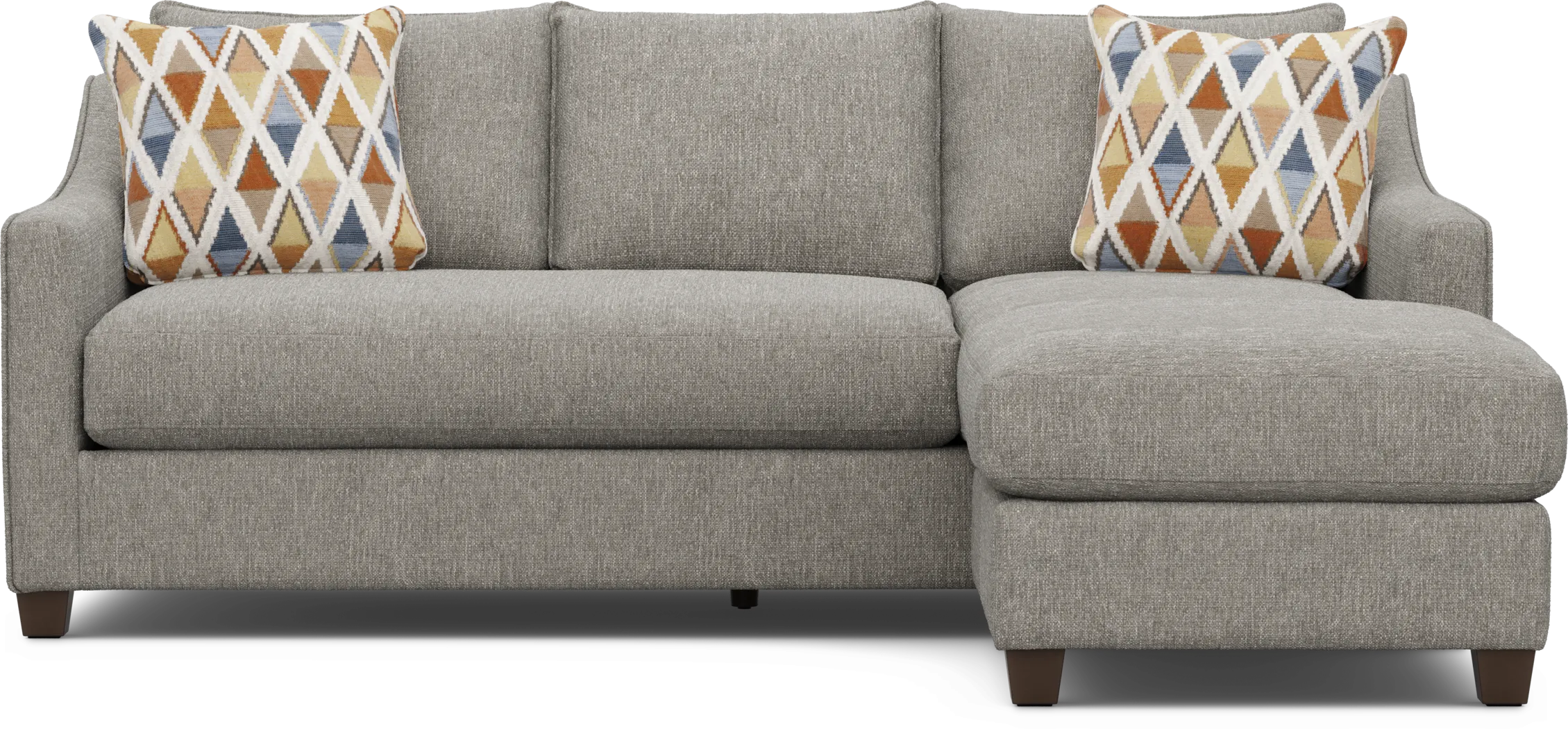 Soho Place Gray Chaise Sofa - Thumbnail - Image 2