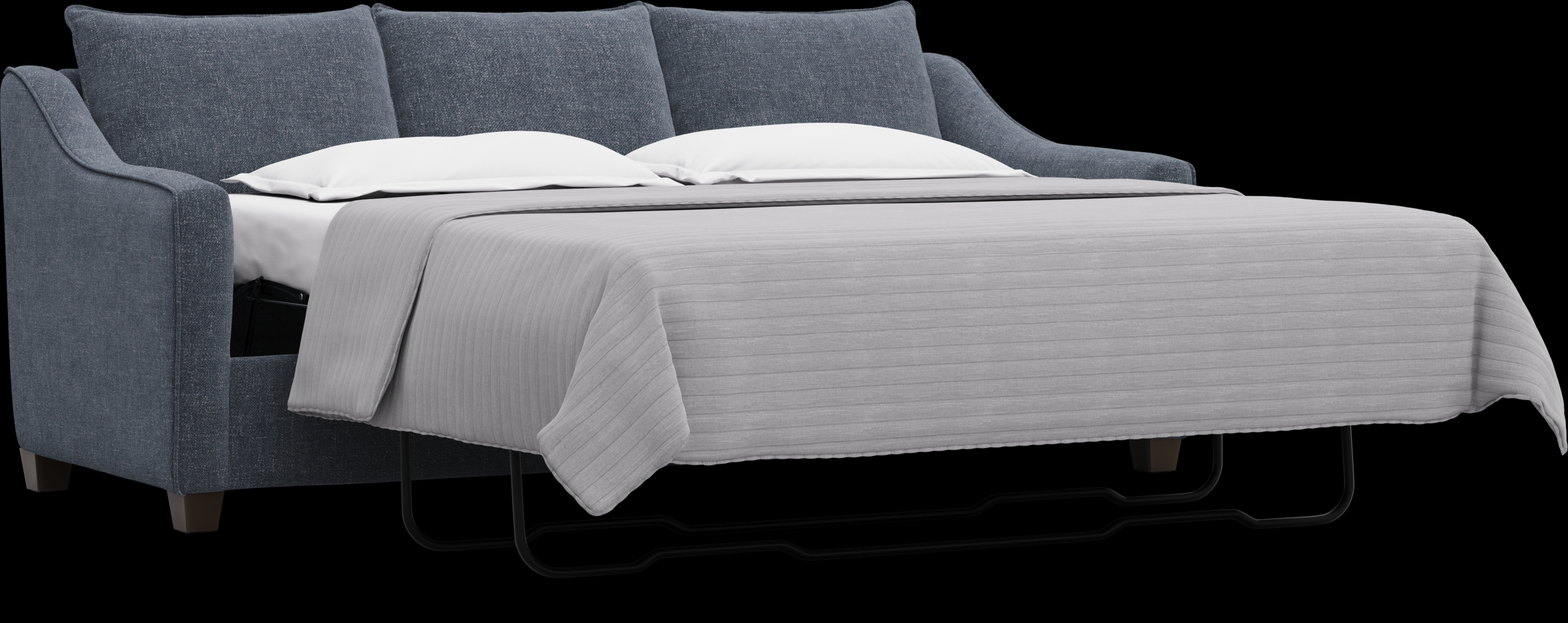 Soho Place Navy 5 Pc Living Room with Sleeper Chaise Sofa - Thumbnail - Image 3