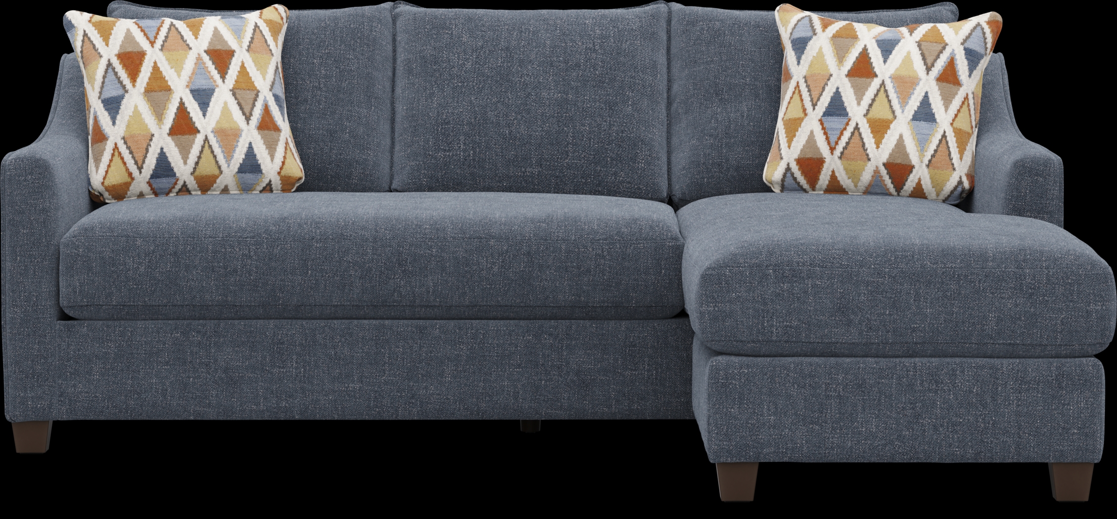 Soho Place Navy 5 Pc Living Room with Sleeper Chaise Sofa - Thumbnail - Image 4