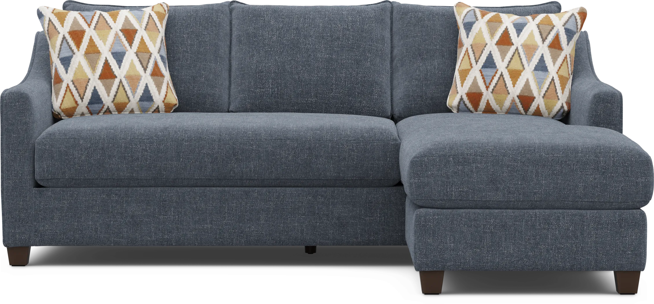 Soho Place Navy 5 Pc Living Room with Sleeper Chaise Sofa - Thumbnail - Image 5