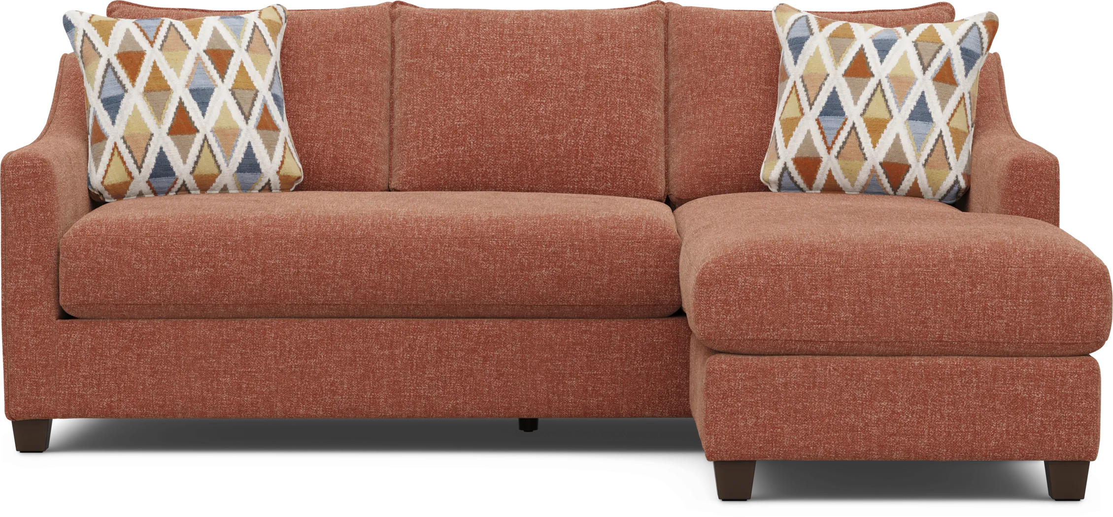 Soho Place Russet 5 Pc Living Room with Gel Foam Sleeper Chaise Sofa - Thumbnail - Image 5