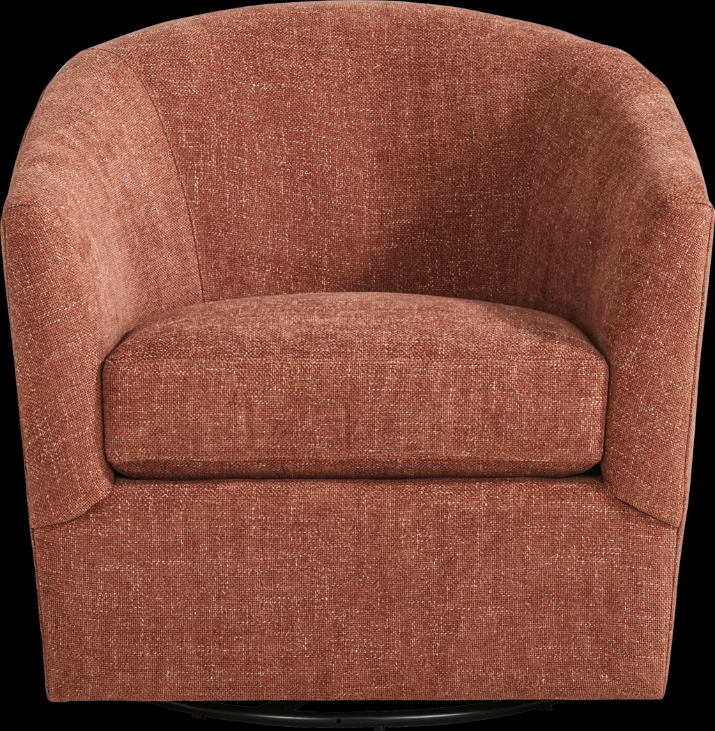 Soho Place Russet Swivel Chair - Thumbnail - Image 2