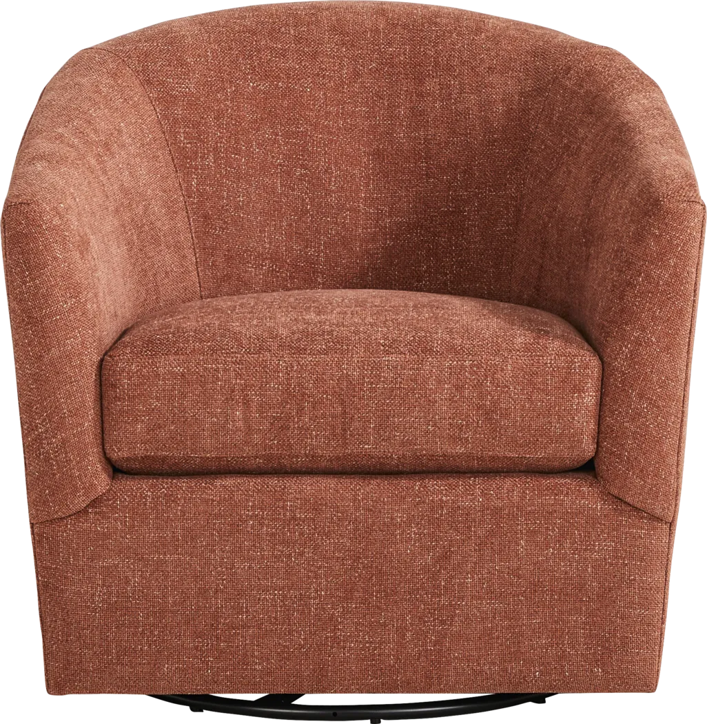 Soho Place Russet Swivel Chair - Thumbnail - Image 3