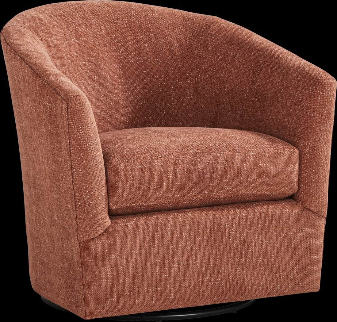 Soho Place Russet Swivel Chair - Thumbnail - Image 1