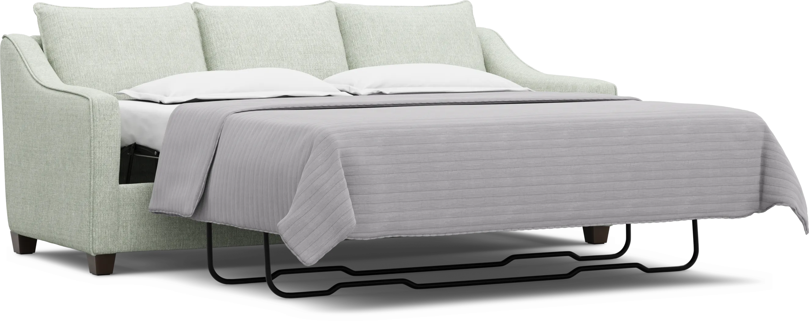 Soho Place Sage 5 Pc Living Room with Gel Foam Sleeper Chaise Sofa - Thumbnail - Image 3