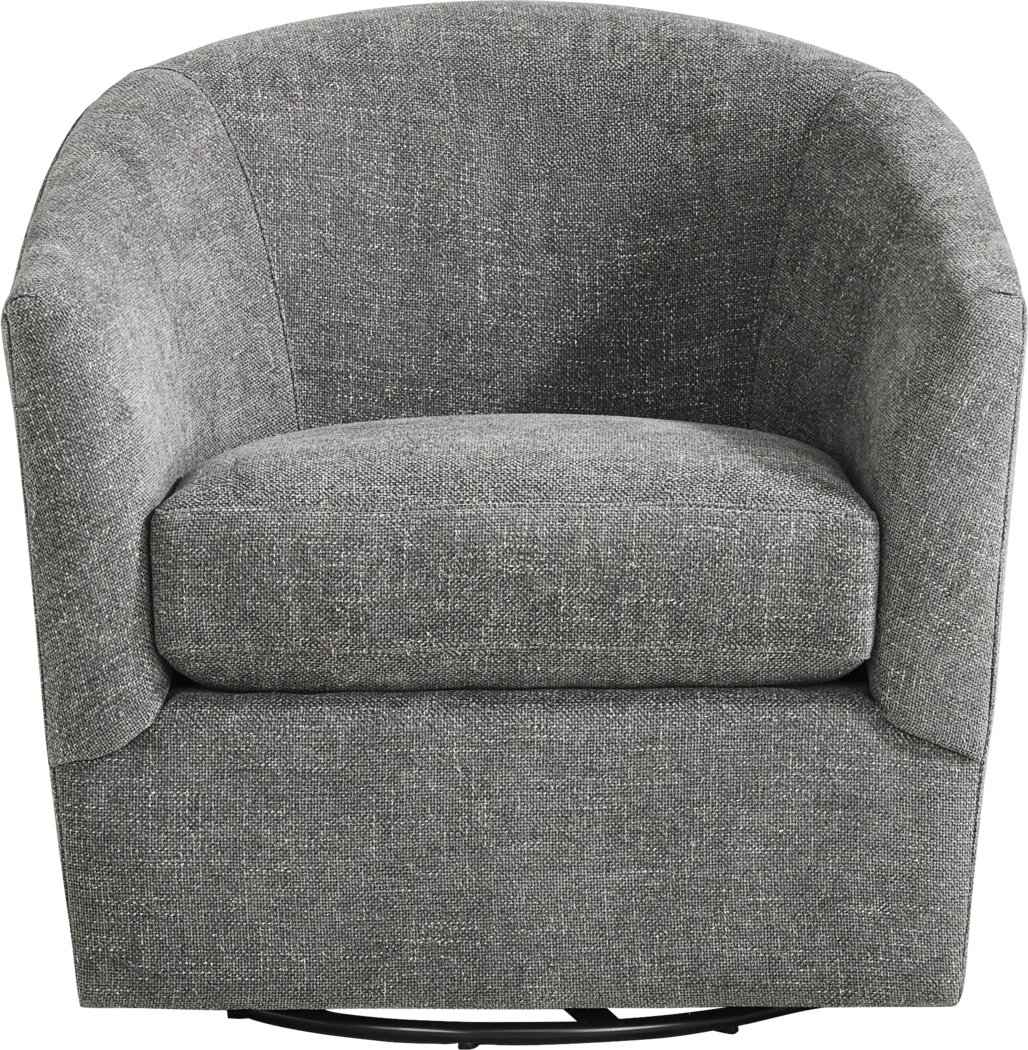 Soho Place Steel Swivel Chair - Thumbnail - Image 2
