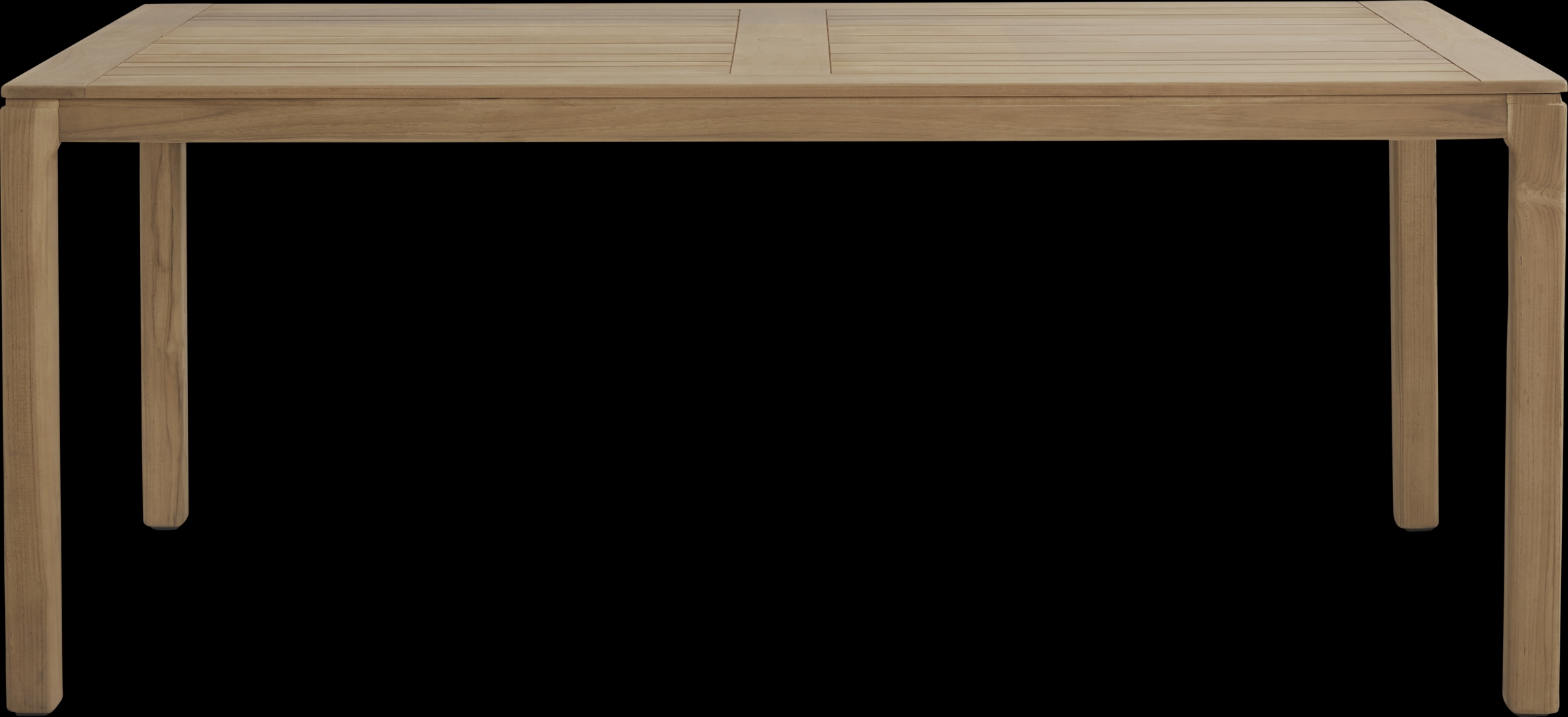 Soho Brown 5 Pc 71 in. Rectangle Outdoor Dining Set with Gray Cushions - Thumbnail - Image 3