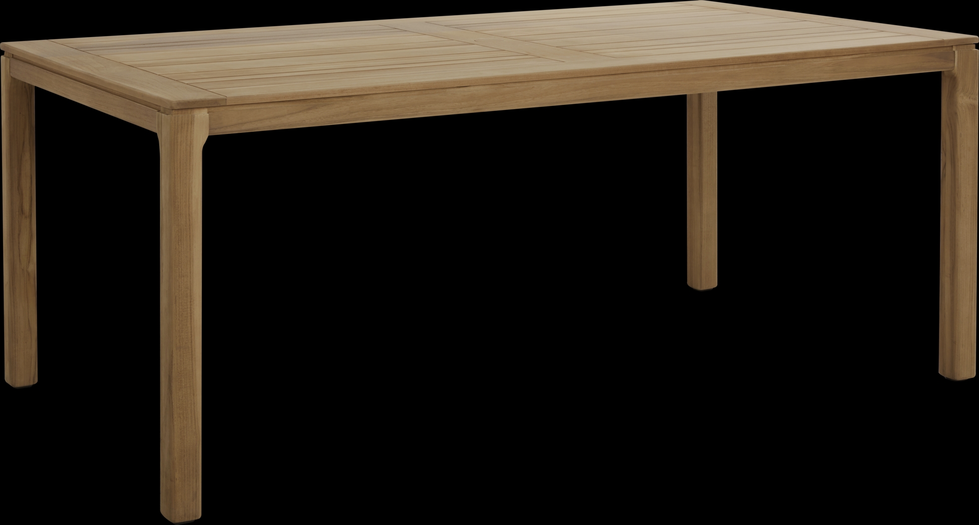 Soho Brown 5 Pc 71 in. Rectangle Outdoor Dining Set with Gray Cushions - Thumbnail - Image 2