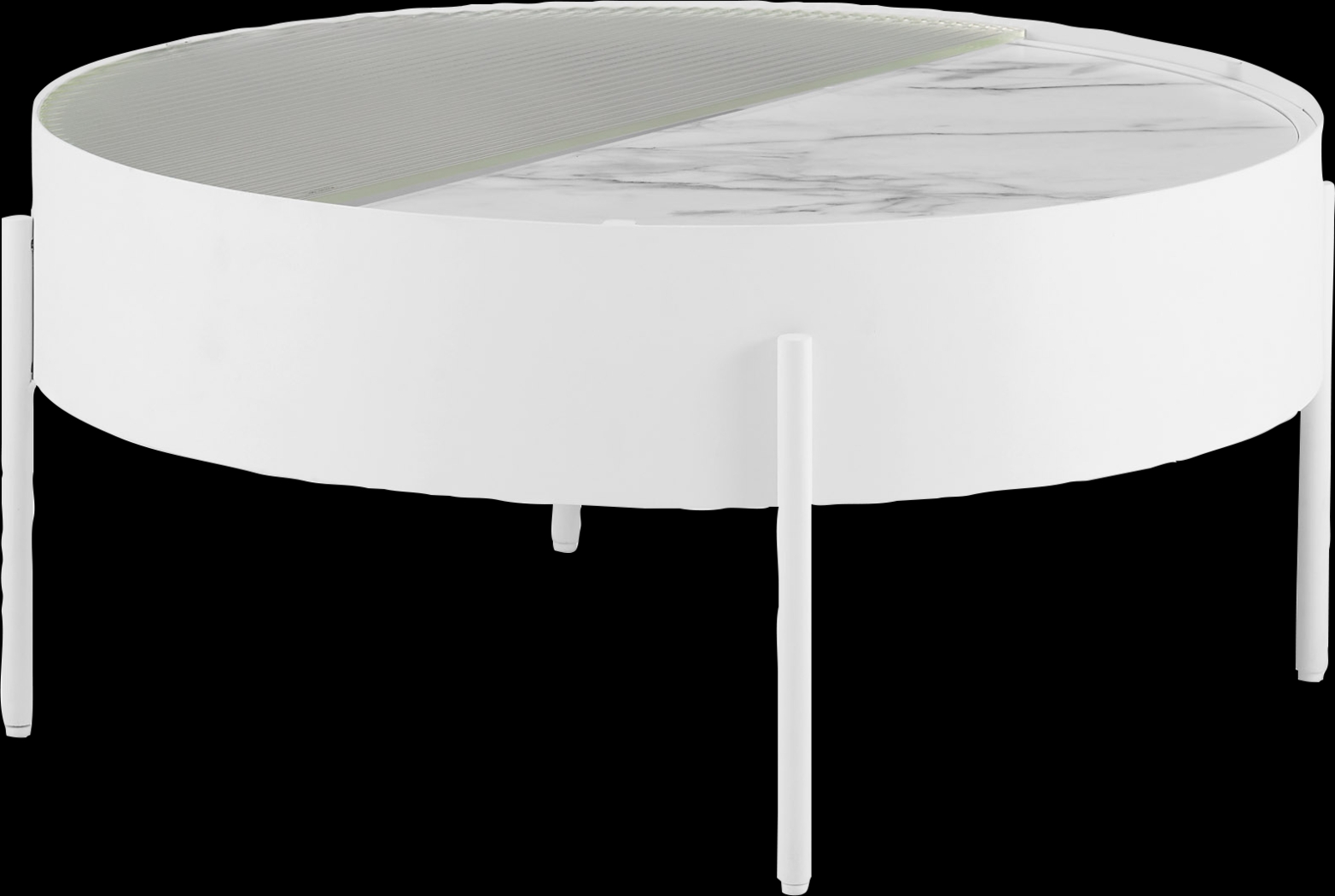 Solabell White Cocktail Table - Thumbnail - Image 1