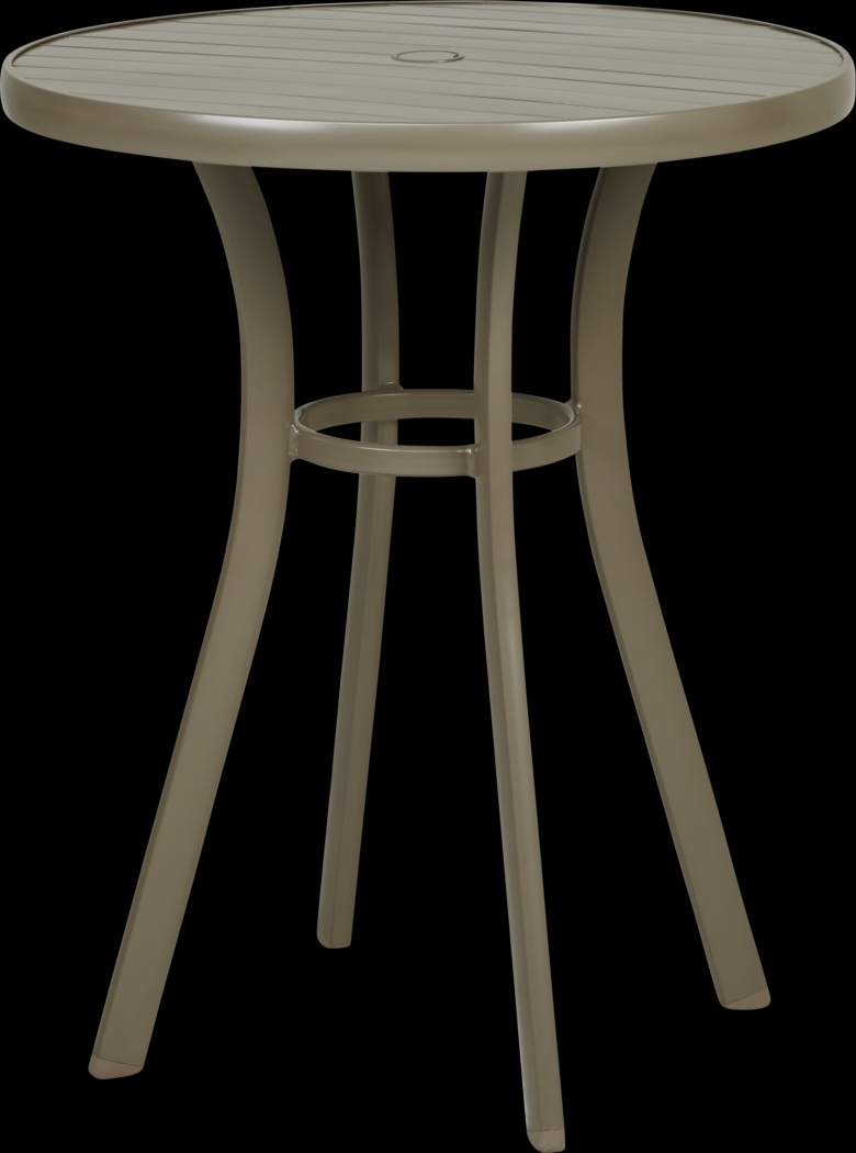 Solana Taupe 3 Pc Outdoor Balcony Dining Set - Thumbnail - Image 2