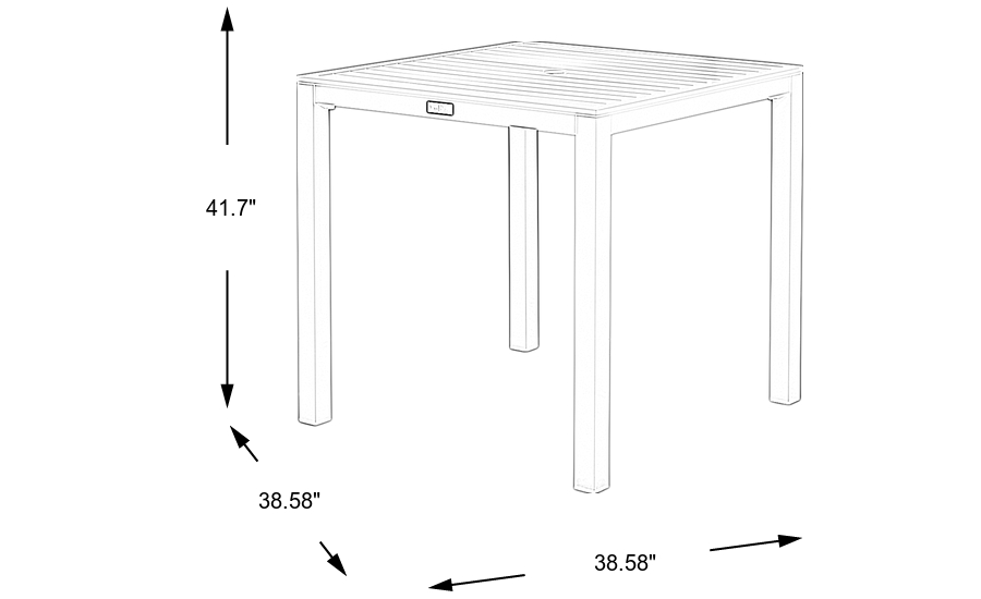 Dimension Image. Please refer to the Dimension Tab on this page for dimension details.