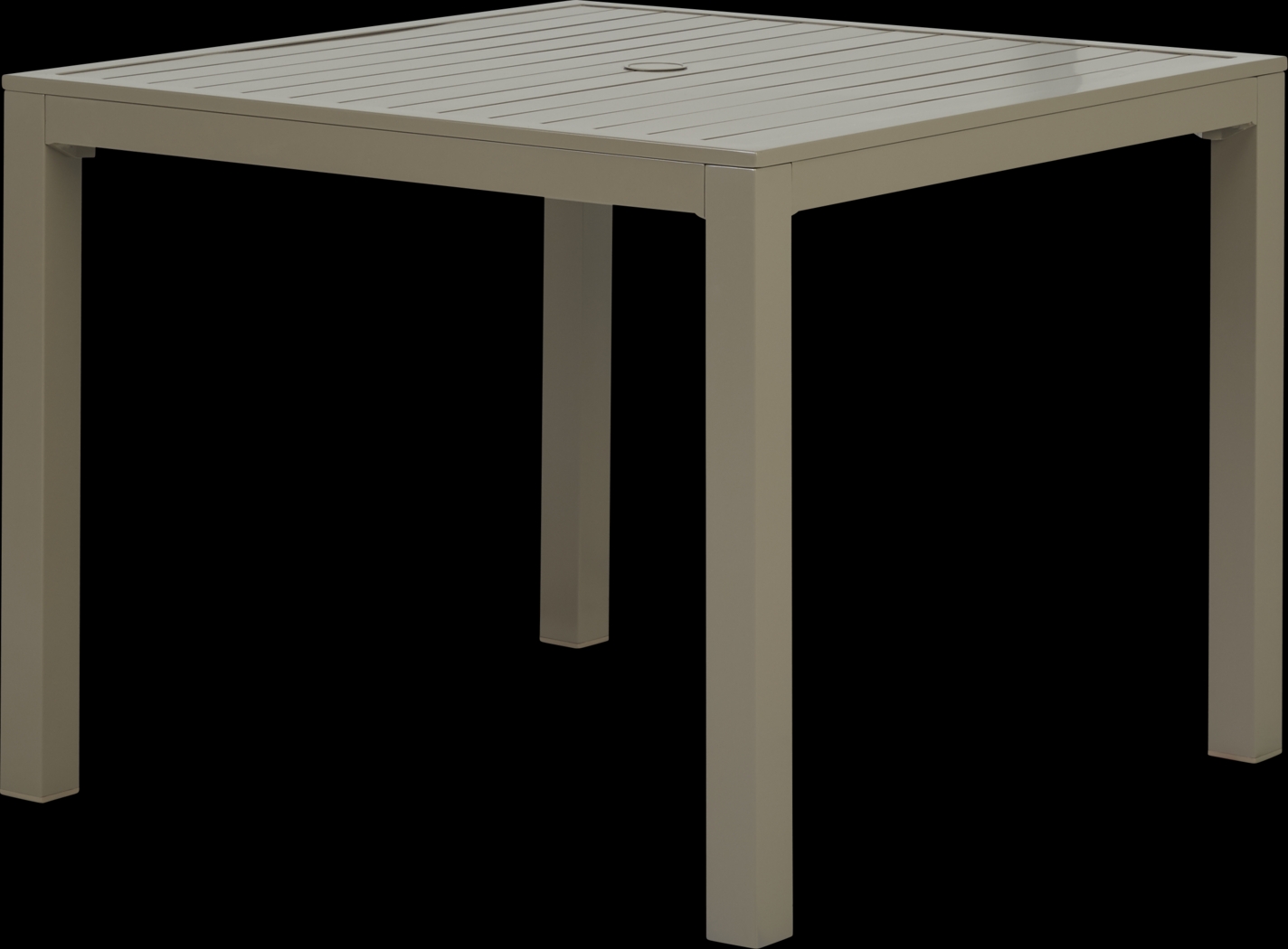 Solana Taupe 38 in. Square Dining Table - Thumbnail - Image 1