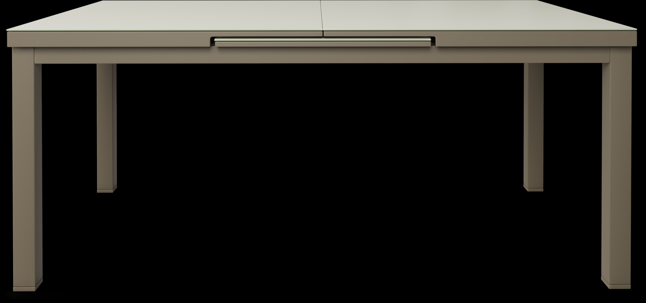 Solana Taupe 71-94 in. Rectangle Outdoor Dining Table - Thumbnail - Image 4