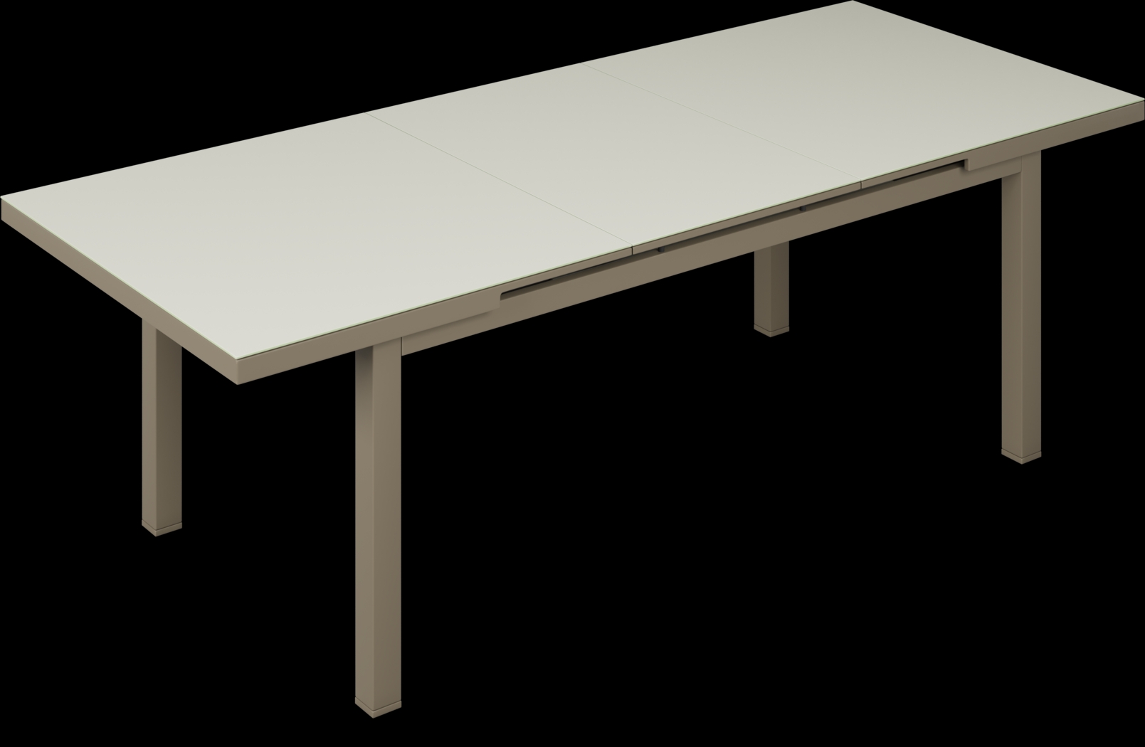 Solana Taupe 5 Pc 71-94 in. Rectangle Outdoor Dining Set - Thumbnail - Image 5