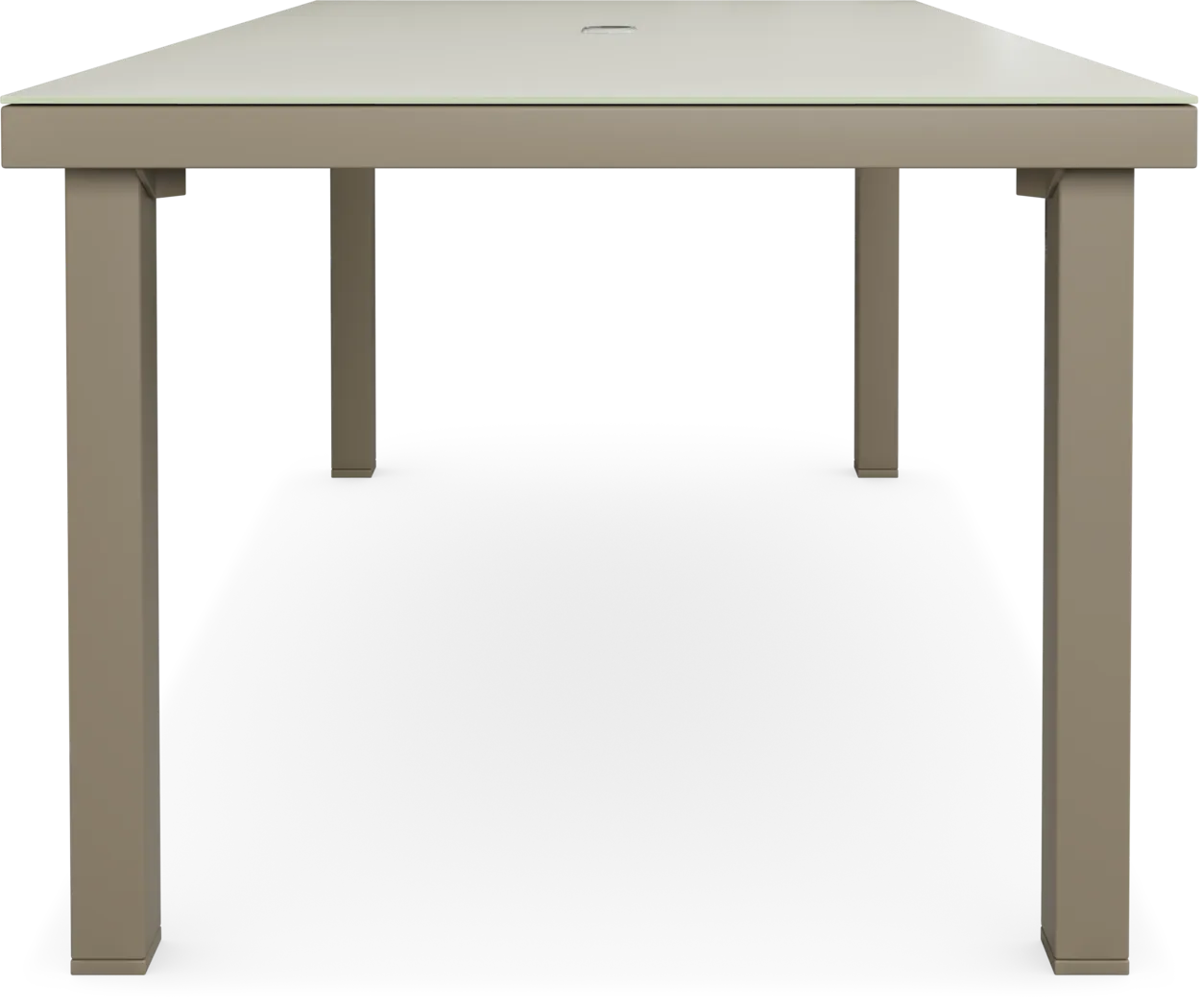 Solana Taupe 5 Pc 70 in. Rectangle Outdoor Dining Set - Thumbnail - Image 6