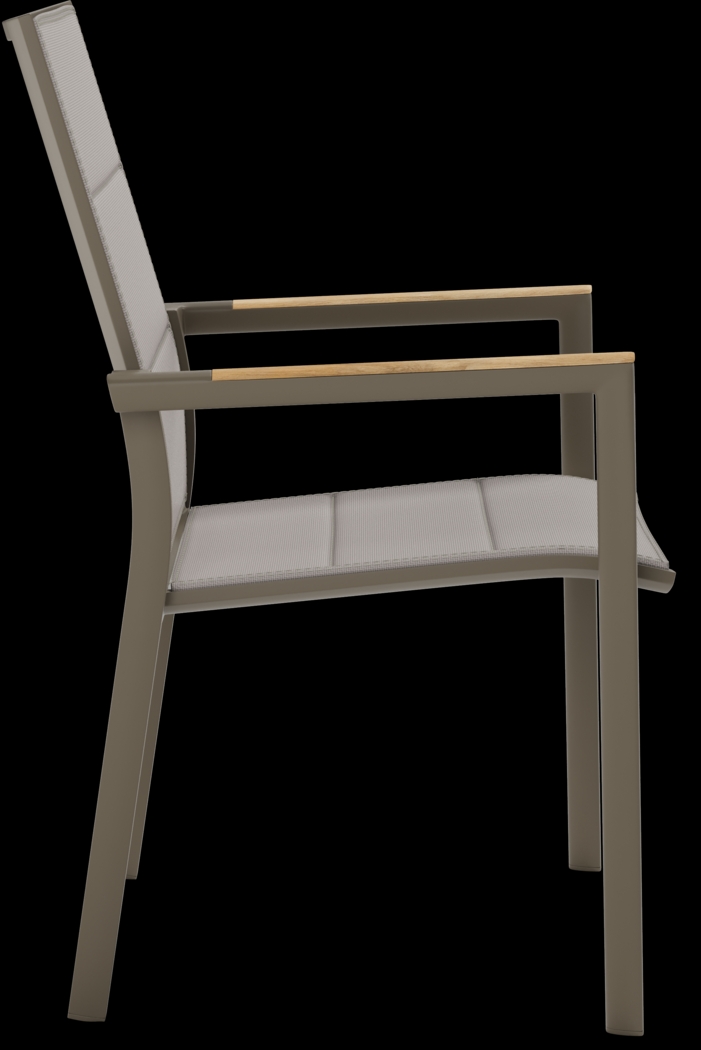 Solana Taupe 7 Pc 71-94 in. Rectangle Outdoor Dining Set - Thumbnail - Image 9