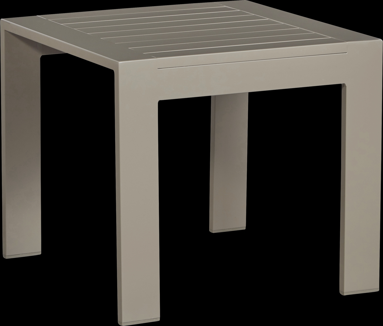 Solana Taupe Outdoor End Table - Thumbnail - Image 1