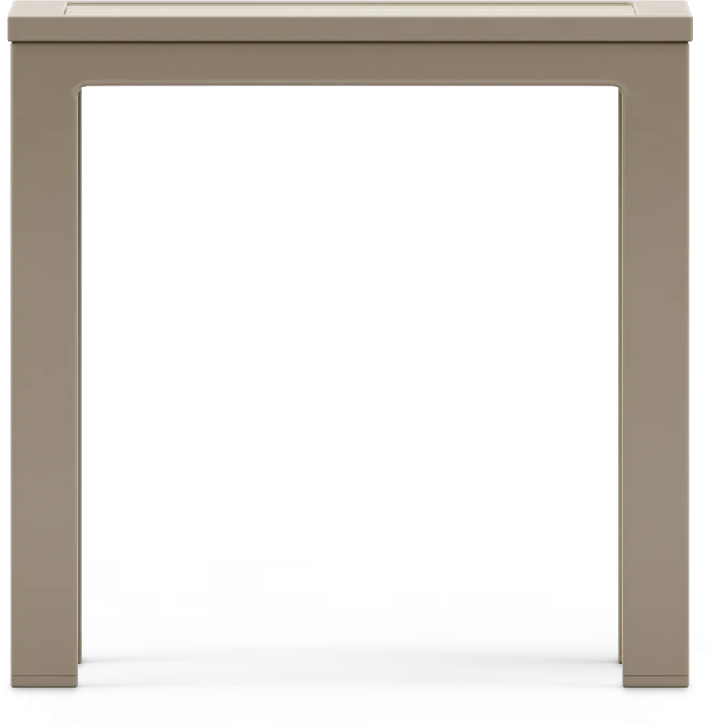 Solana Taupe Outdoor End Table - Thumbnail - Image 2