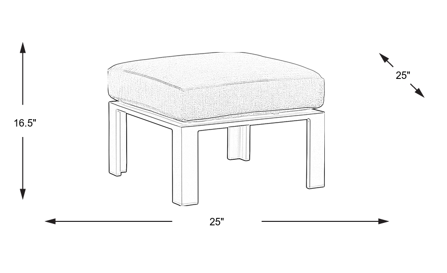 Dimension Image. Please refer to the Dimension Tab on this page for dimension details.