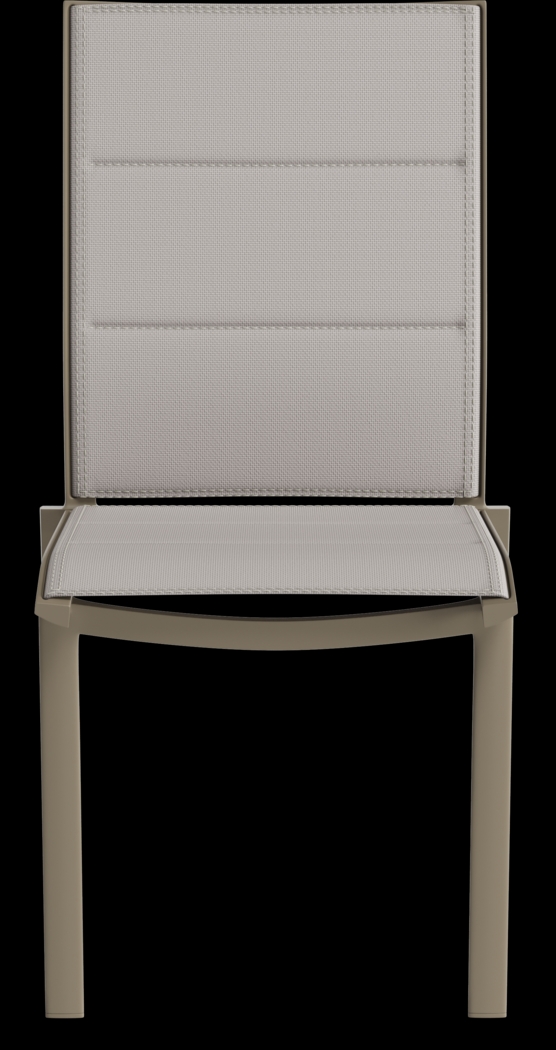 Solana Taupe 5 Pc 70 in. Rectangle Outdoor Dining Set - Thumbnail - Image 7