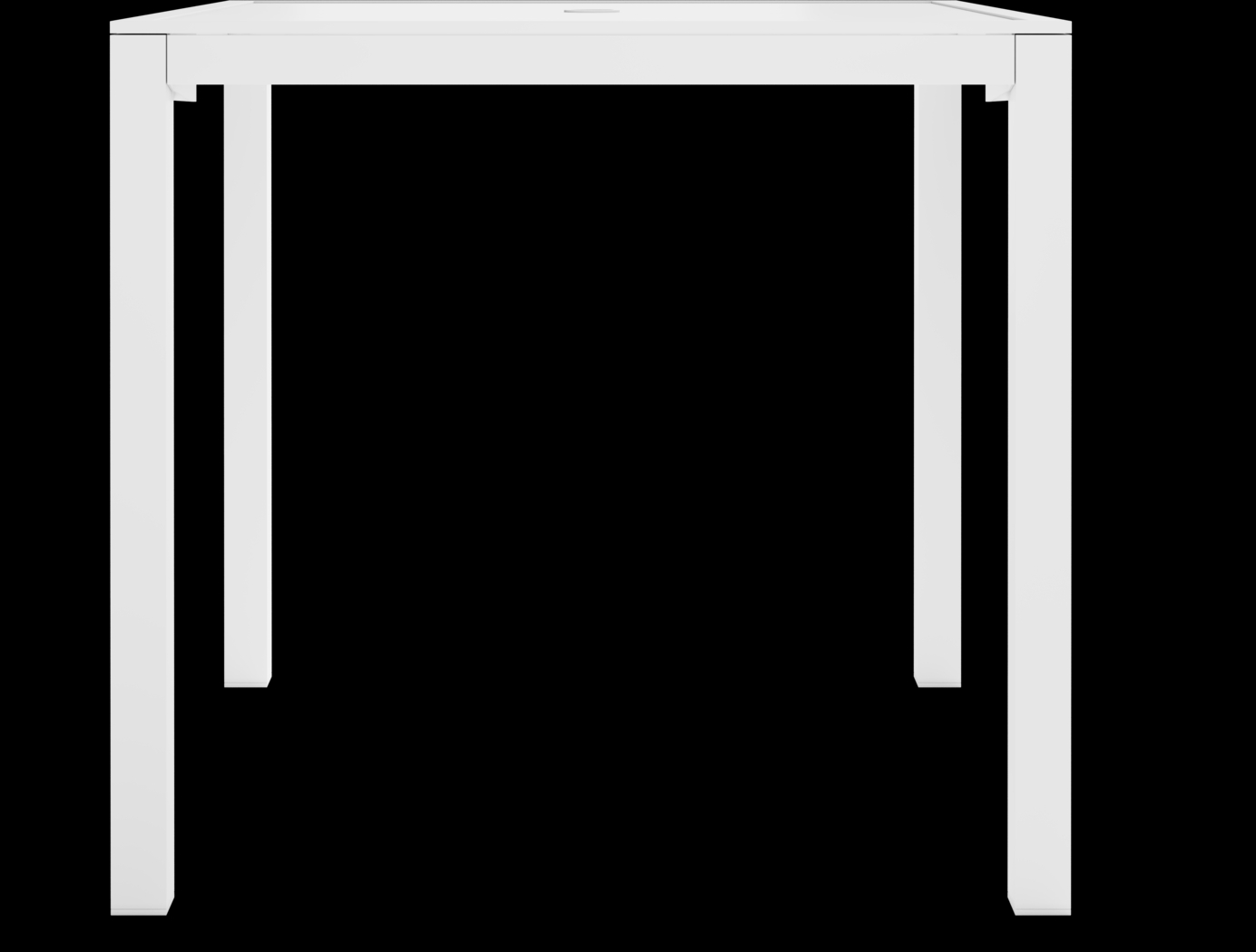 Solana White 5 Pc Outdoor Balcony Dining Set with Swivel Stools - Thumbnail - Image 4