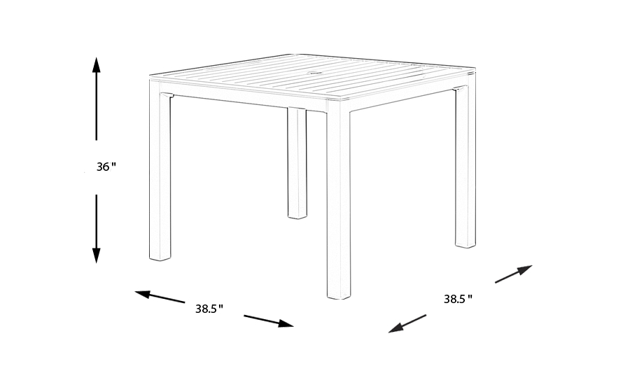 Dimension Image. Please refer to the Dimension Tab on this page for dimension details.