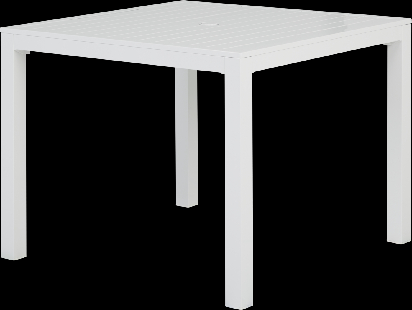 Solana White 38 in. Square Dining Table - Thumbnail - Image 1