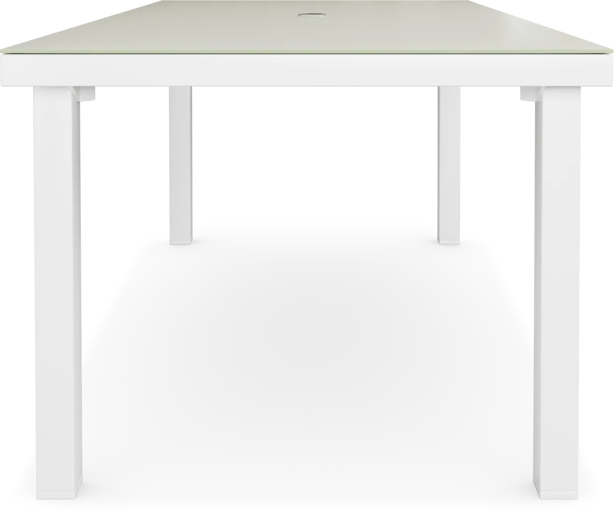 Solana White 70 in. Rectangle Outdoor Dining Table - Image 5