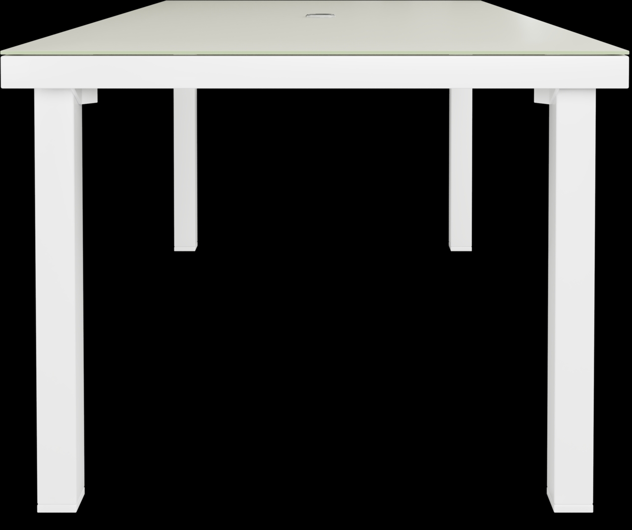 Solana White 7 Pc 70 in. Rectangle Outdoor Dining Set - Thumbnail - Image 6