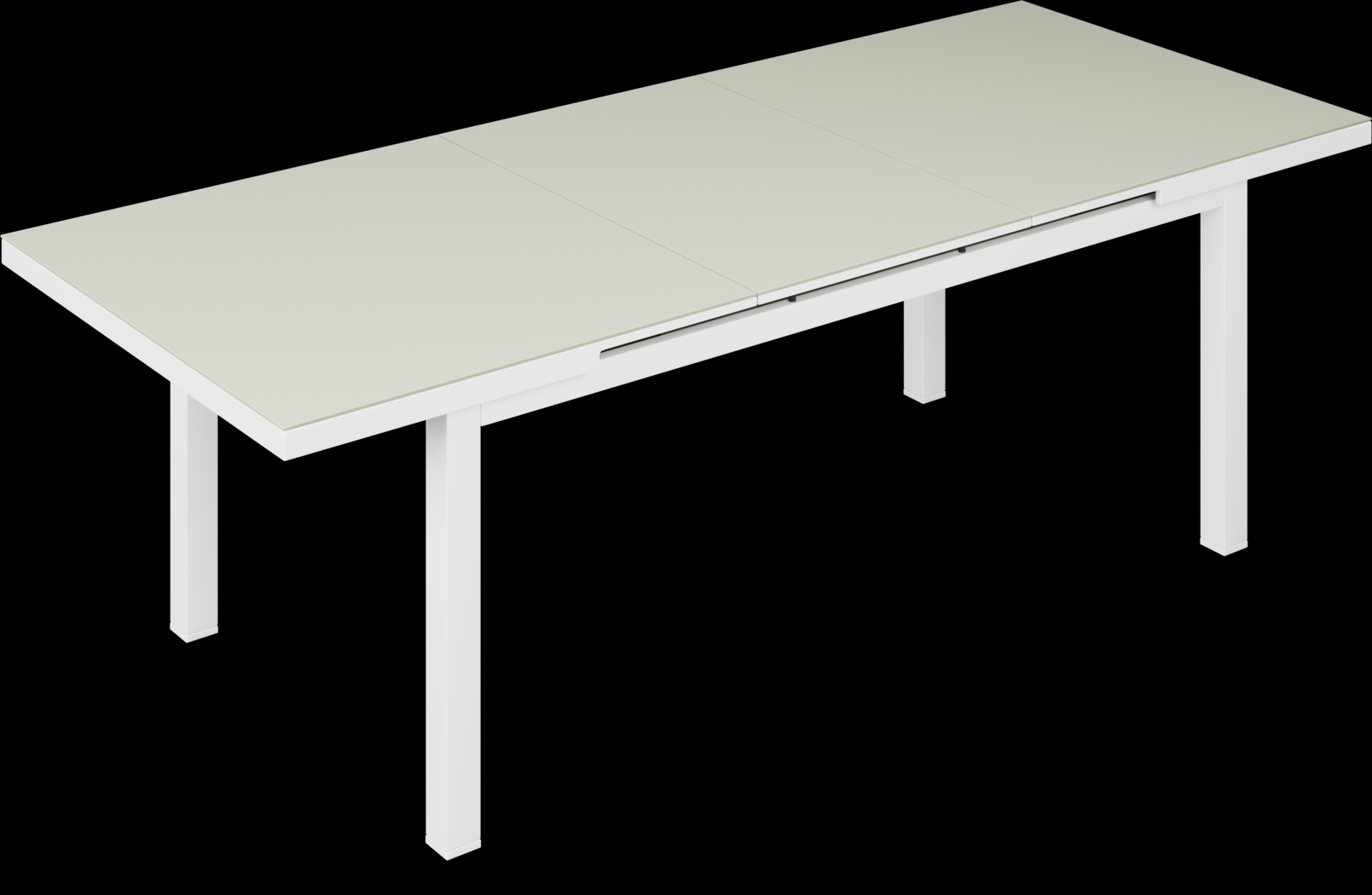 Solana White 9 Pc 71-94 in. Rectangle Outdoor Dining Set - Thumbnail - Image 6