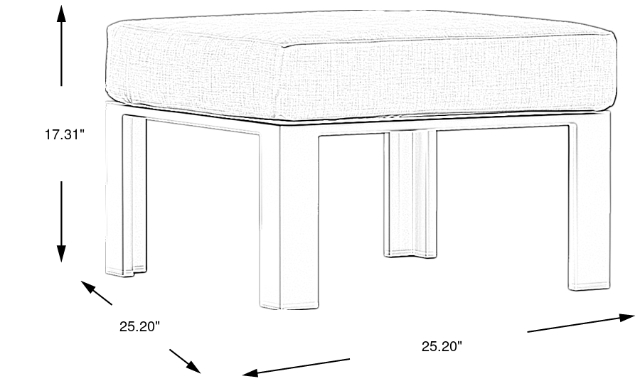 Dimension Image. Please refer to the Dimension Tab on this page for dimension details.