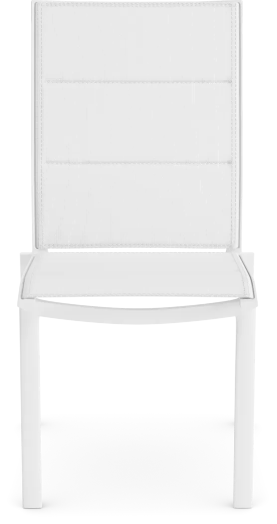 Solana White Aluminum Outdoor Side Chair | Rooms to Go