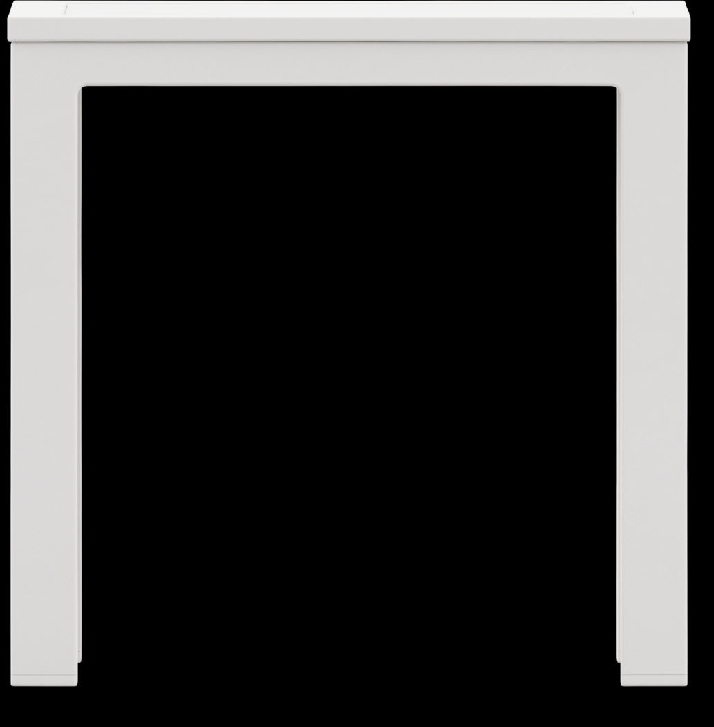 Solana White Square Outdoor End Table - Thumbnail - Image 2