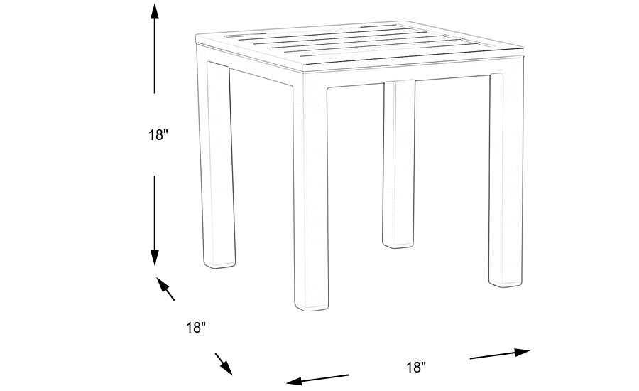 Dimension Image. Please refer to the Dimension Tab on this page for dimension details.