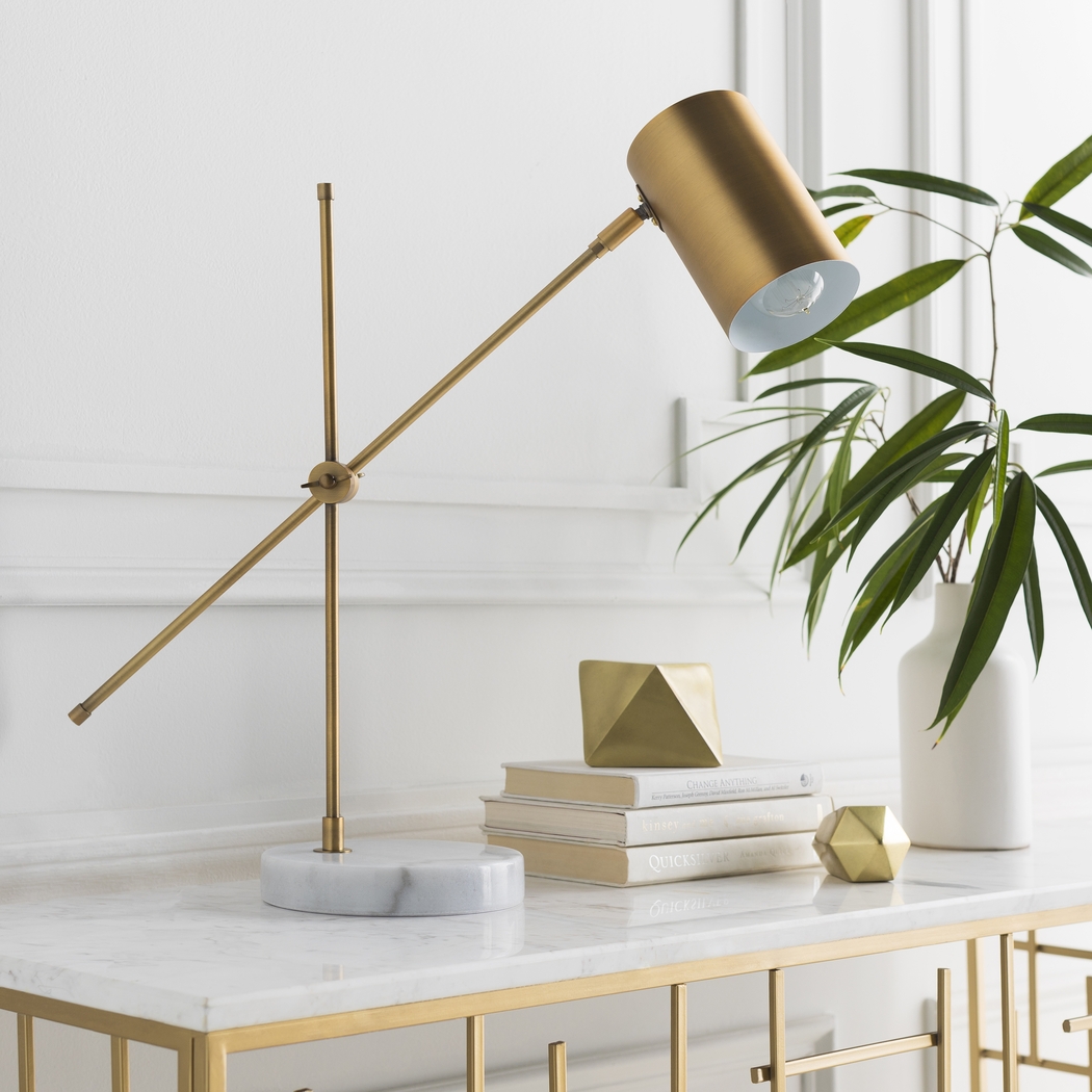 Soledad Home Gold Lamp - Thumbnail - Image 4