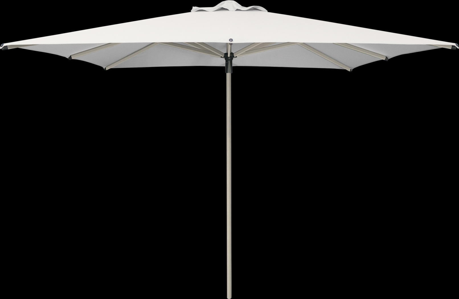 Soleil Driftwood 8' Square Natural Outdoor Umbrella - Thumbnail - Image 1