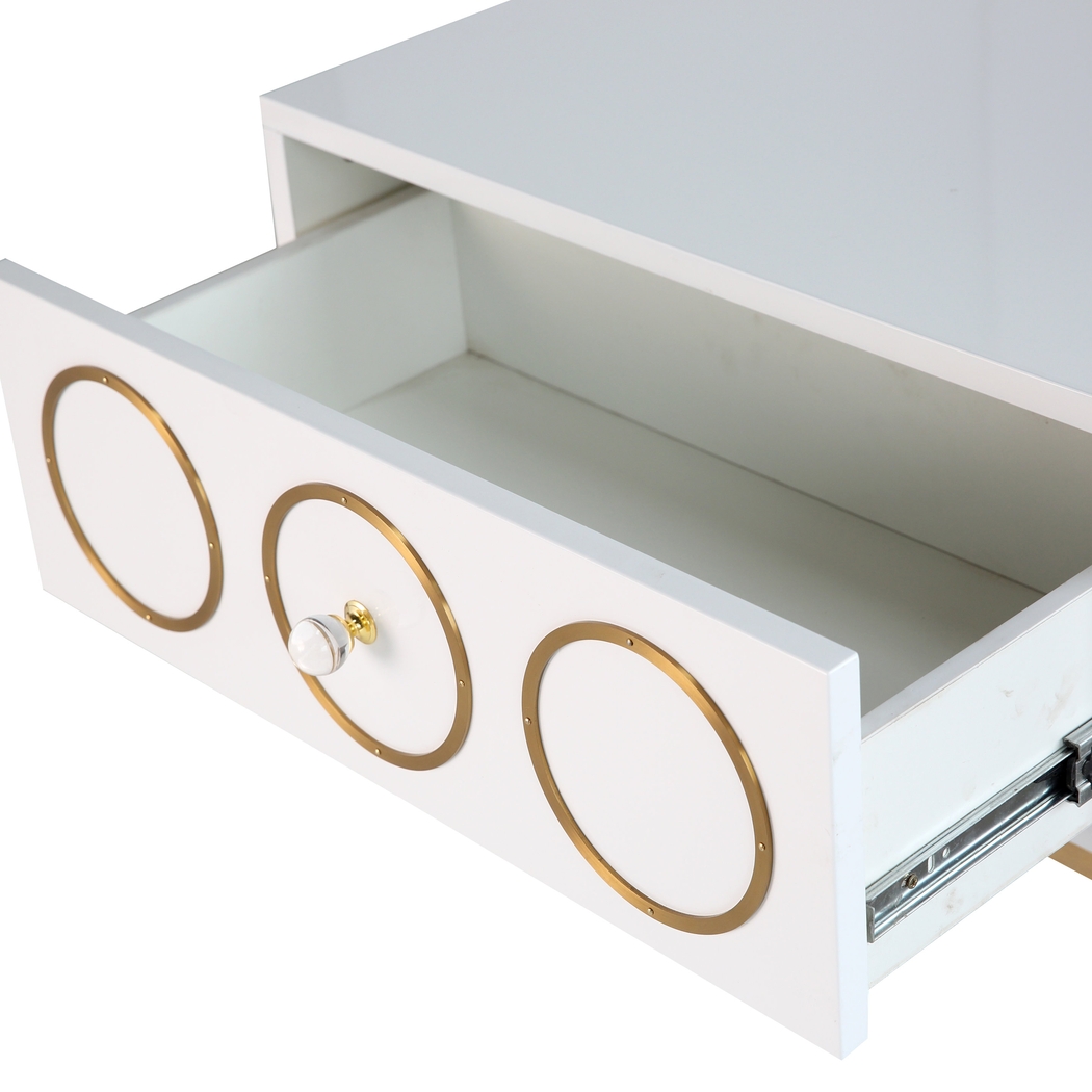Solene White Accent Table - Thumbnail - Image 2