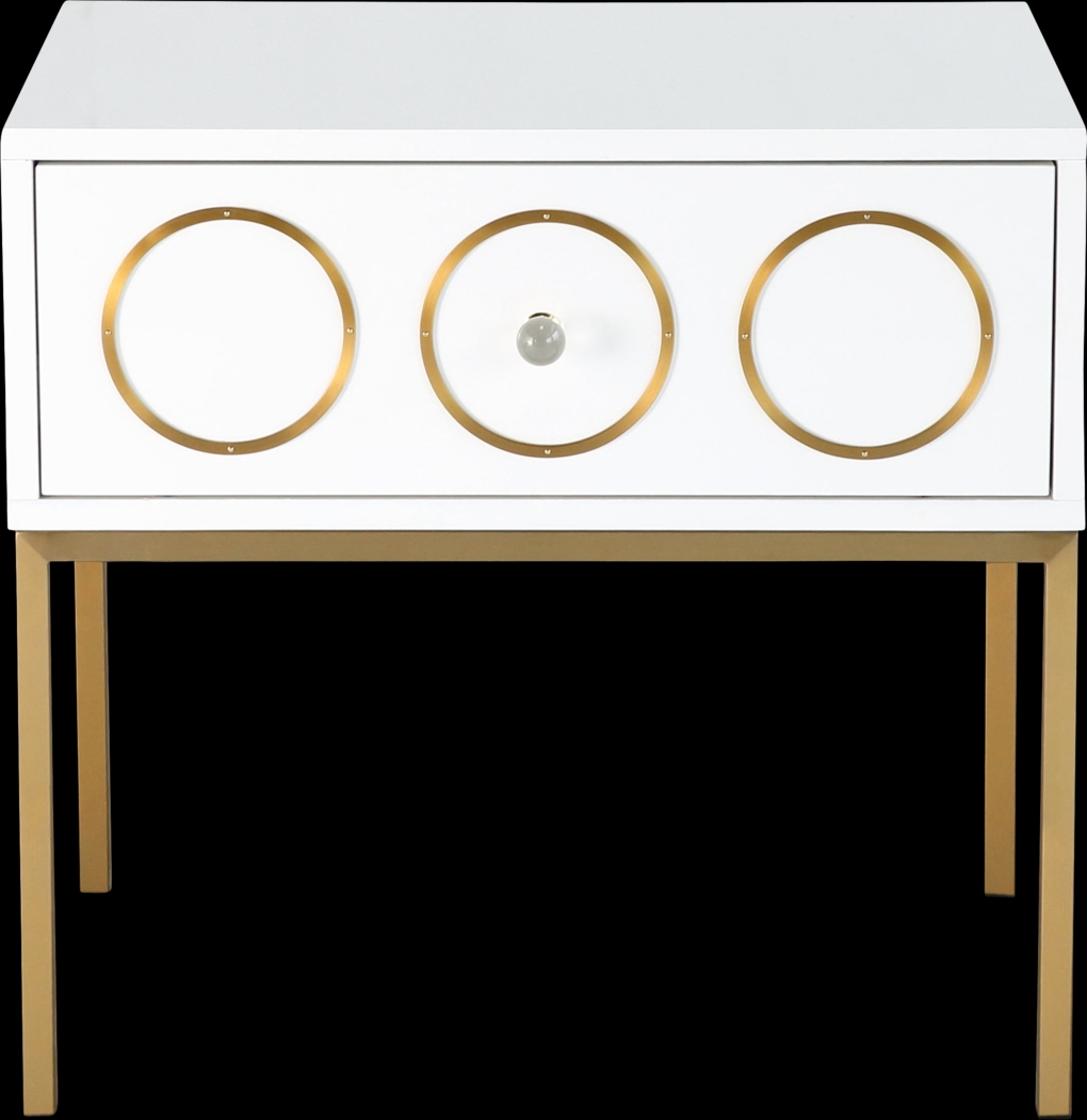 Solene White Accent Table - Thumbnail - Image 1