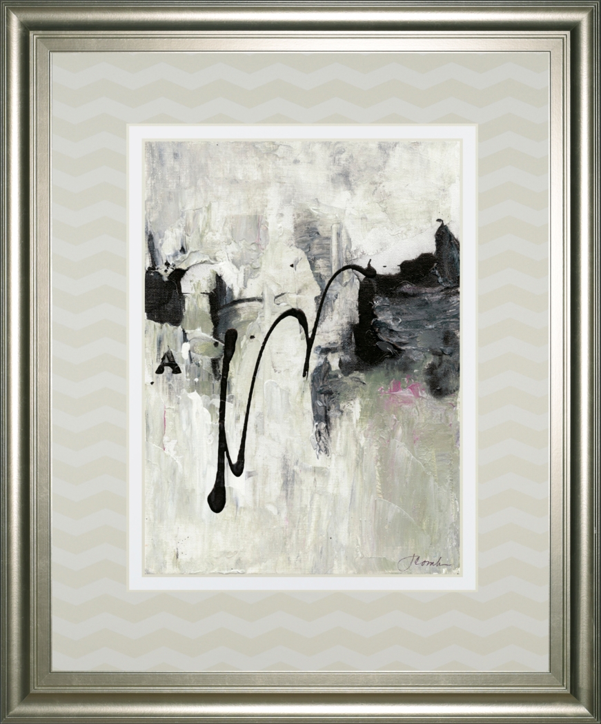 Soligny Gray Framed Wall Art - Thumbnail - Image 1