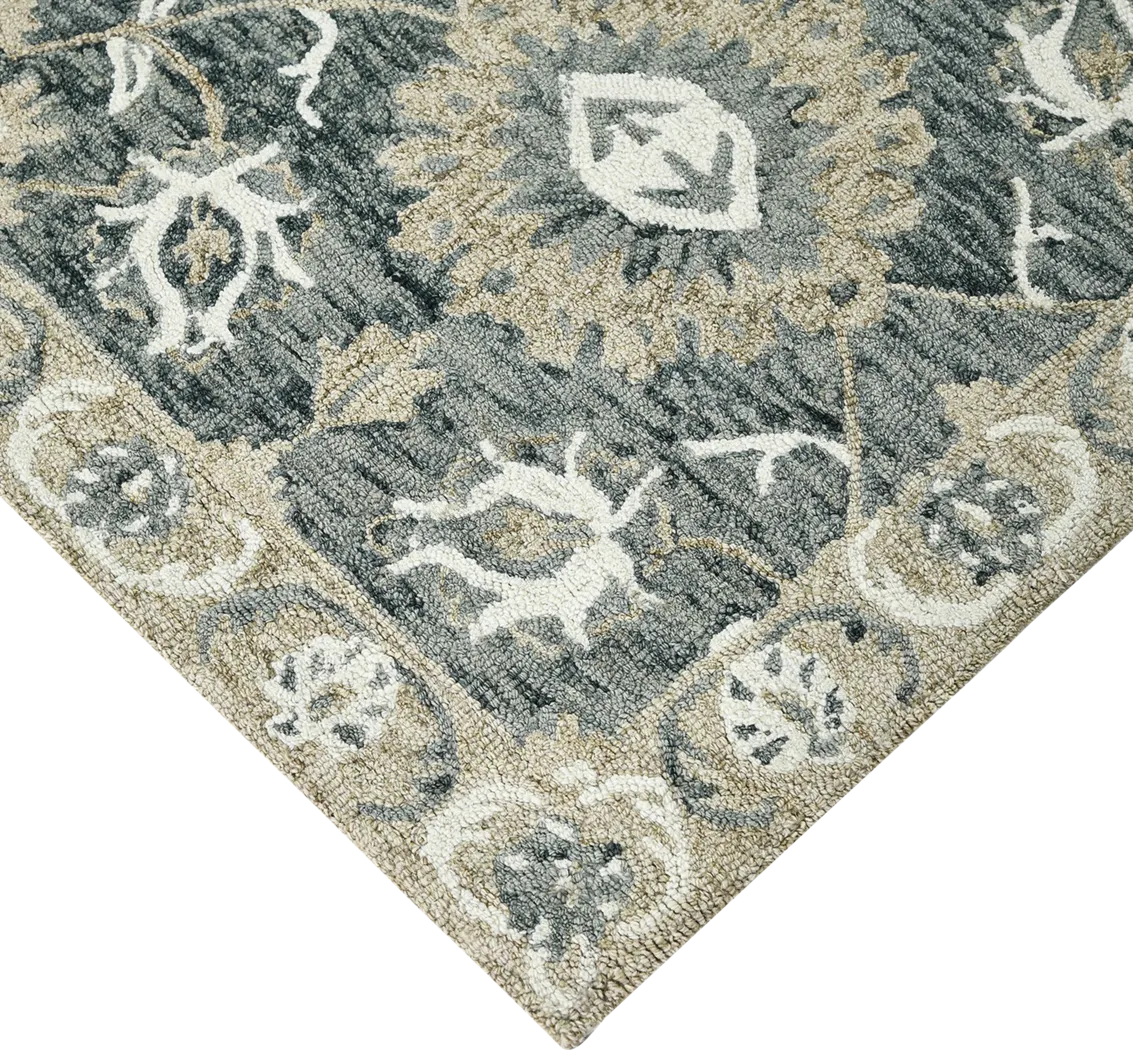 Soline Gray 5' x 8' Rug - Thumbnail - Image 7