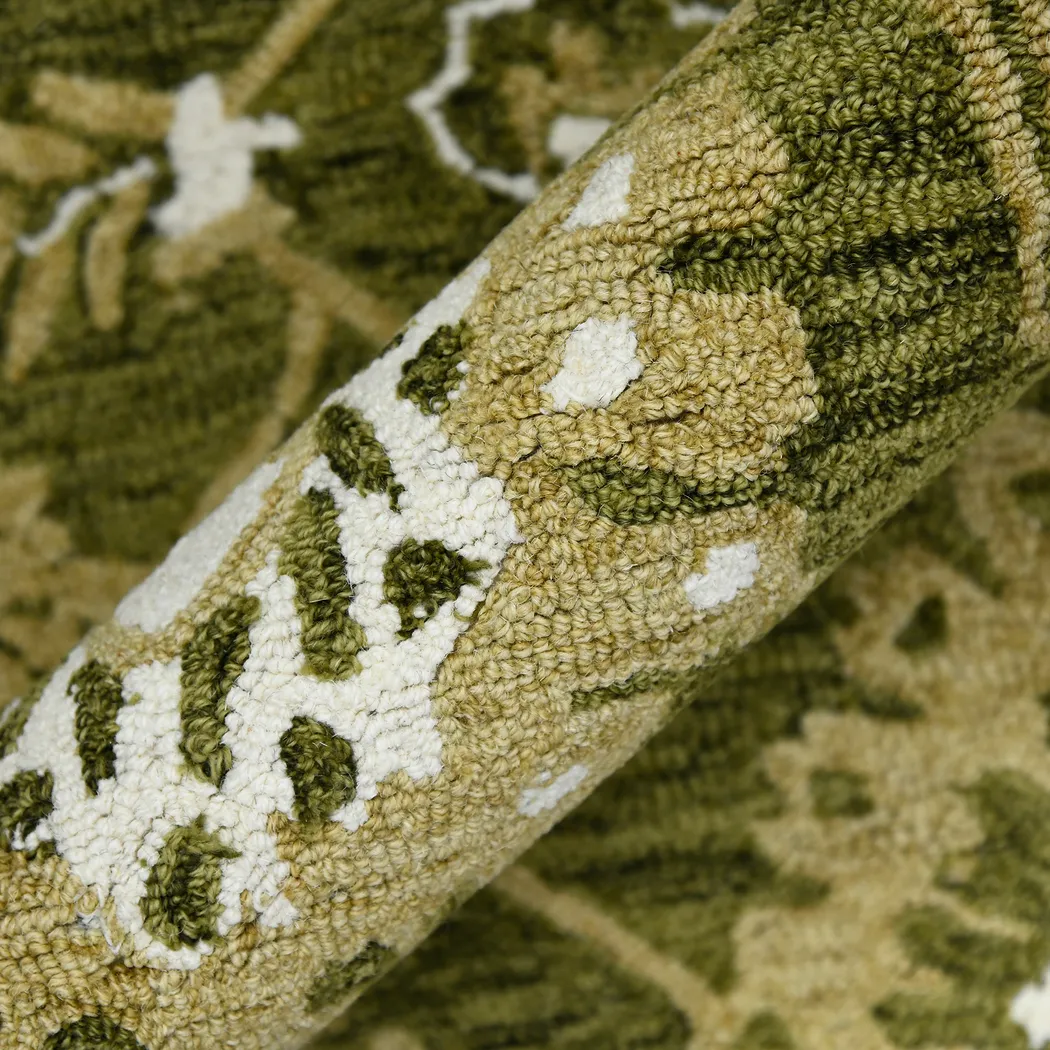 Soline Green 5' x 8' Rug - Thumbnail - Image 8