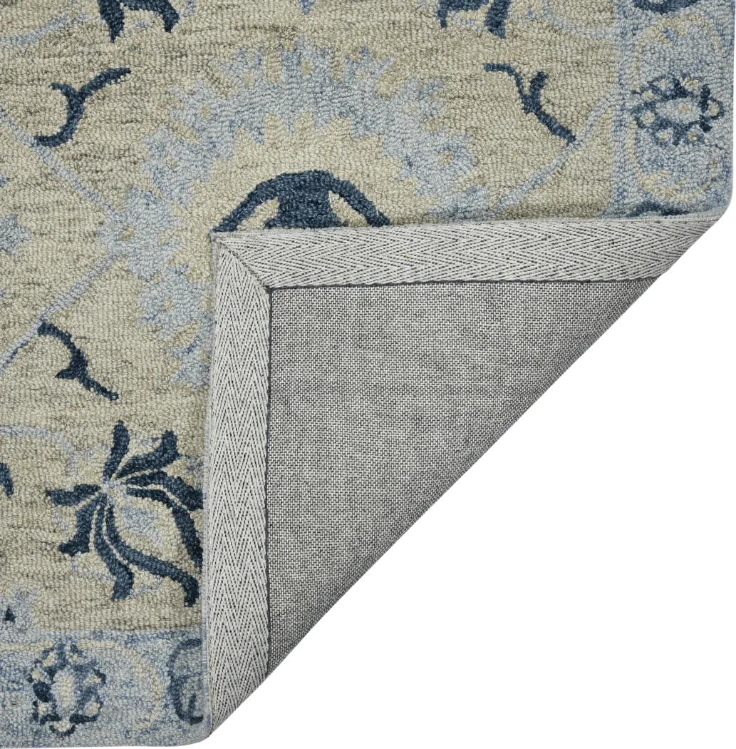 Soline Light Blue 5' x 8' Rug - Thumbnail - Image 3